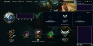 Conta prata 2 mmr alto - League of Legends LOL