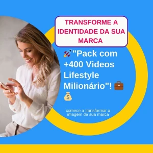 🚀Super Pack com +400 Videos Lifestyle Milionário!💼💰