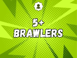 Conta aleatória de 05-84 personagens do Brawl Stars