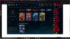 conta prata 2 com quase todos champs, é skins na conta - League of Legends LOL