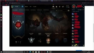 conta prata 2 com quase todos champs, é skins na conta - League of Legends LOL