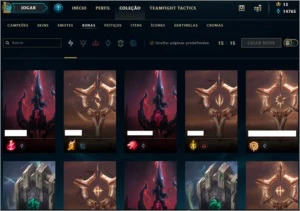 CONTA PLATINA 259 SKINS, INCLUINDO 2 LENDÁRIAS, SONA E MF. - League of Legends LOL