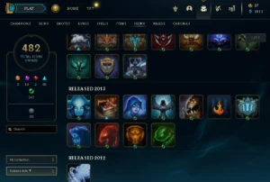 Conta Lol Top - Full Acesso - Entrega Imediata - 1033 Skins! - League of Legends