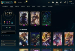 Conta Lol Top - Full Acesso - Entrega Imediata - 1033 Skins! - League of Legends