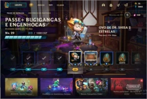 CONTA LOL COM 139 SKINS + 126 EMOTES + PASSE TFT - League of Legends