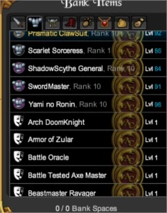 Conta de AQW (BARATA) - Adventure Quest World