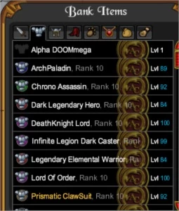 Conta de AQW (BARATA) - Adventure Quest World