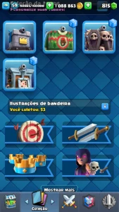 Conta Nível 59 /10.500 Troféus /4 Cartas Nivel 16 - Clash Royale