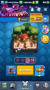 Conta Nível 59 /10.500 Troféus /4 Cartas Nivel 16