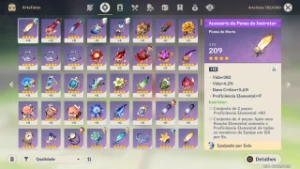 Conta AR 38 Com 4 personagens tier 5 Estrelas - Genshin Impact