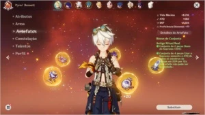 CONTA GENSHIN AR 46 Raiden e Arataki | Muitos Itens, Armas. - Genshin Impact