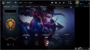 Conta LOL antiga, com algumas skins - League of Legends