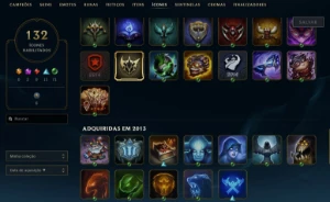 Conta League of Legends Full Acesso - 139 Champs e 88 Skins LOL