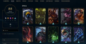 Conta League of Legends Full Acesso - 139 Champs e 88 Skins LOL