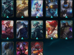 Conta upada a mao, Diamante 4 com 35 skins - League of Legends LOL