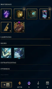 Conta upada a mao, Diamante 4 com 35 skins - League of Legends LOL