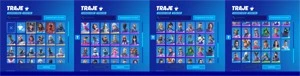 CONTA FORTNITE COM SKINS DO PASSE DE BATALHA 4 - CAPITULO 1