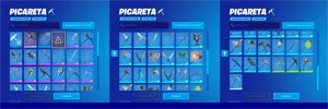 CONTA FORTNITE COM SKINS DO PASSE DE BATALHA 4 - CAPITULO 1