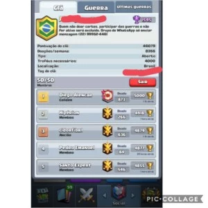 Conta Clash royale rei 11