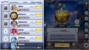 Conta Saint Seiya Awakening top server SSA