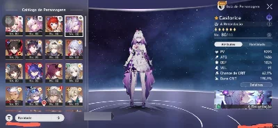 Conta Honkai Star Rail Lv70+ Lv44 Europe - Honkai: Star Rail