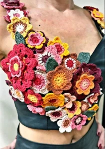 Kit São João Flores de Crochê para Aplique - Artesanato e Personalizados