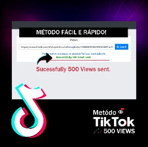 Método TIKTOK - 500 visualizações a cada 3 minutos - Outros