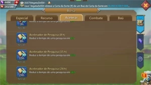Conta Lords 840M (790k de gema, 11,5m de tropa-5m t4) - Lords Mobile
