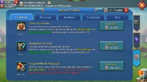 Conta Lords 840M (790k de gema, 11,5m de tropa-5m t4) - Lords Mobile