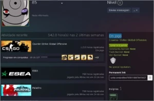 CONTA CSGO PRIME, PATENTE GLOBAL - Counter Strike