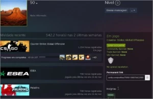 CONTA CSGO PRIME, PATENTE GLOBAL - Counter Strike