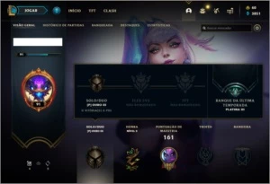 Conta ouro 3 com 48 skins e 57 champs - League of Legends LOL