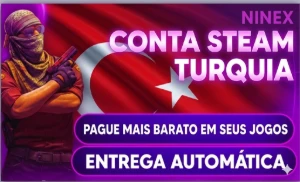 Conta Steam Turquia Barata | Acesso Completo + Entrega autom