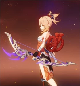 Yoimiya + Agitação Trovejante ar 11 NA - Genshin Impact