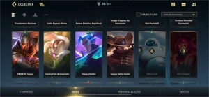 VENDO CONTA GM ULTIMAS SEASONS - MAIS DE 500,00 EM SKINS  - League of Legends: Wild Rift LOL WR