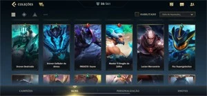 VENDO CONTA GM ULTIMAS SEASONS - MAIS DE 500,00 EM SKINS  - League of Legends: Wild Rift LOL WR