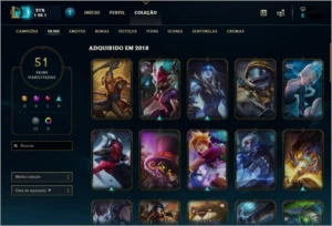 Conta LOL Gold 51 BARATA - League of Legends