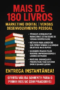 Mais de 180 Livros – Marketing Digital, Vendas