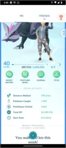 Conta Pokémon Go