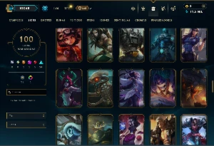 Ferro 2 com 150 Champs e 100 Skins ( Mais de 15 Jogos ) - League of Legends LOL