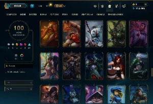 Ferro 2 com 150 Champs e 100 Skins ( Mais de 15 Jogos ) - League of Legends LOL