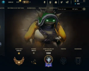 Conta Antiga Lol Rammus Rei Kayle Juíza - League of Legends