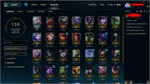 CONTA DE LEAGUE OF LEGENDS LOL