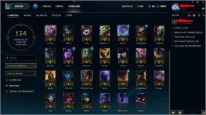 CONTA DE LEAGUE OF LEGENDS LOL