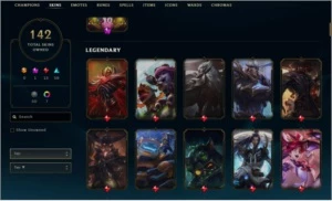 VENDO CONTA D4 -- 141 skins - League of Legends LOL