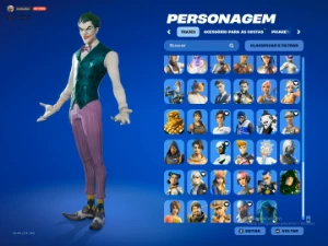 conta fortnite com 100 skins, no fortnite FULL ACASSO