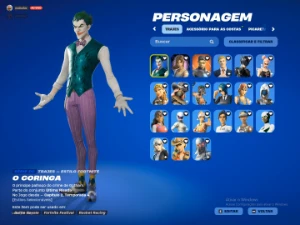 conta fortnite com 100 skins, no fortnite FULL ACASSO