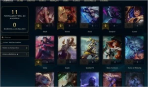 conta smurf league of legends LOL