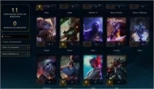 conta smurf league of legends LOL
