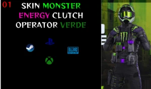 2 Skin Da Monster Clutch Operator - Warzone - Call of Duty COD